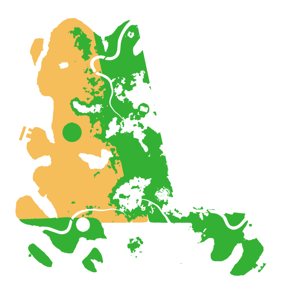 Biome Rust Map: Procedural Map, Size: 4100, Seed: 1787575426