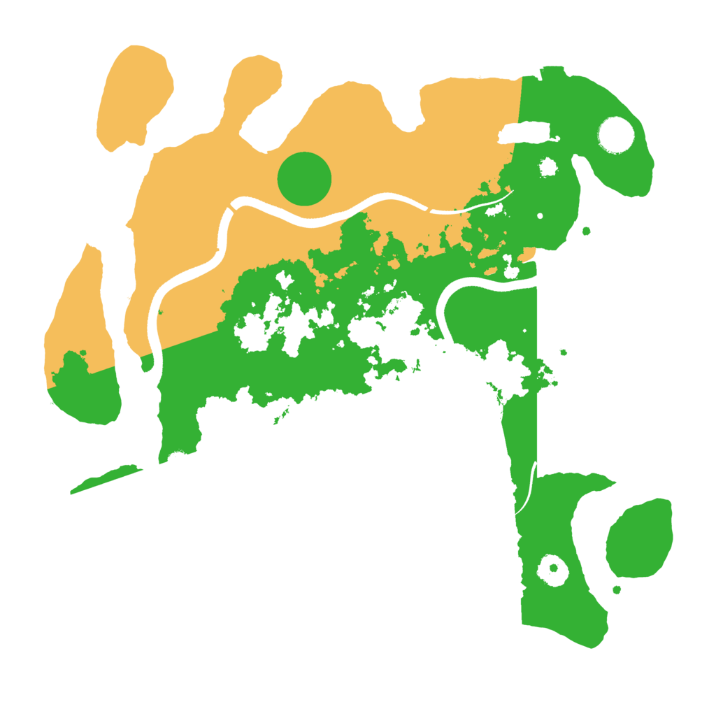 Biome Rust Map: Procedural Map, Size: 3500, Seed: 707965787