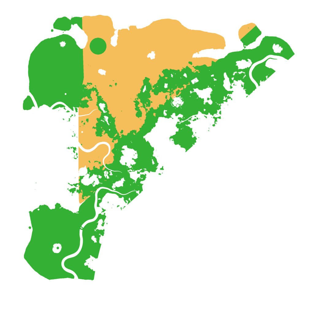 Biome Rust Map: Procedural Map, Size: 4960, Seed: 111