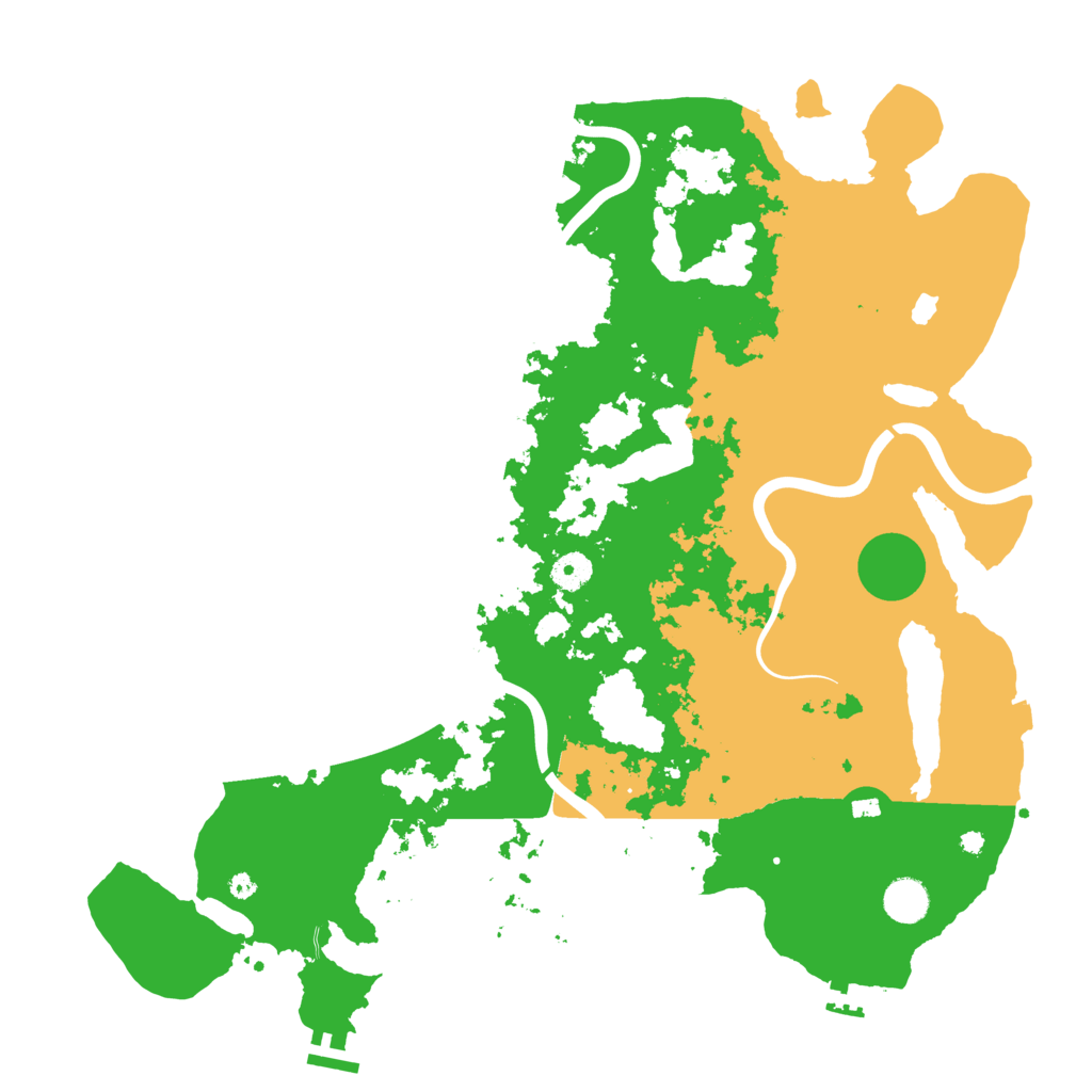 Biome Rust Map: Procedural Map, Size: 4250, Seed: 58431501
