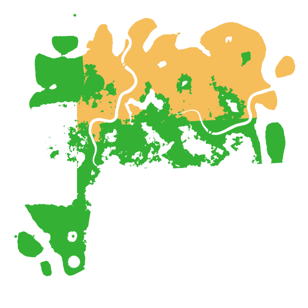 Biome Rust Map: Procedural Map, Size: 4500, Seed: 208238499