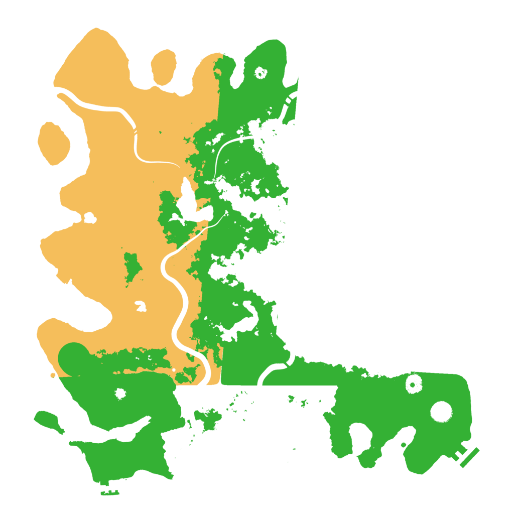 Biome Rust Map: Procedural Map, Size: 4250, Seed: 92475