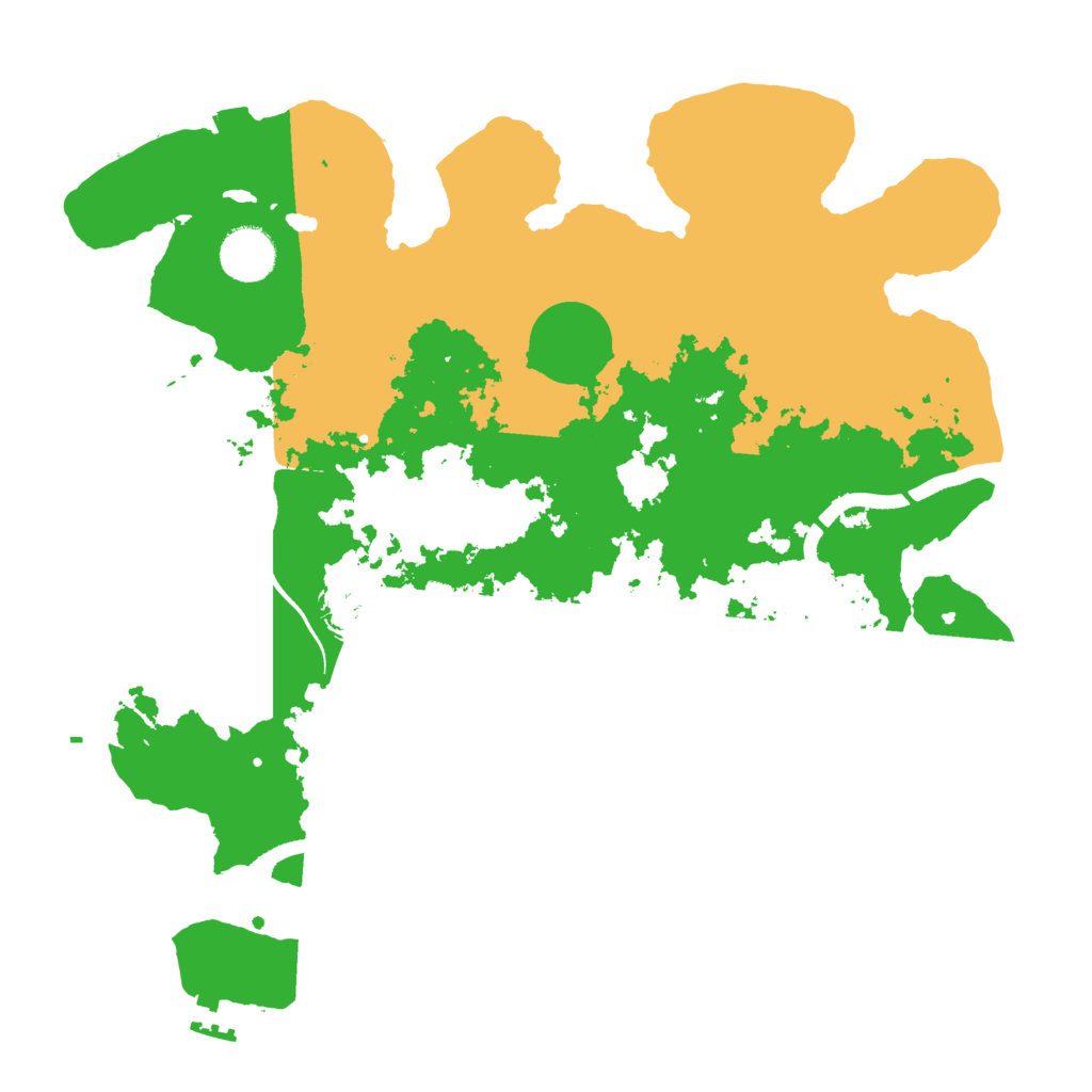 Biome Rust Map: Procedural Map, Size: 3500, Seed: 769035569