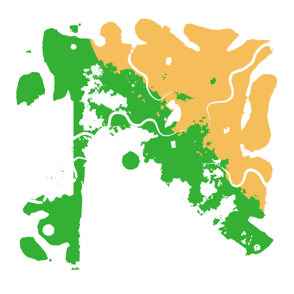 Biome Rust Map: Procedural Map, Size: 4500, Seed: 1221271867