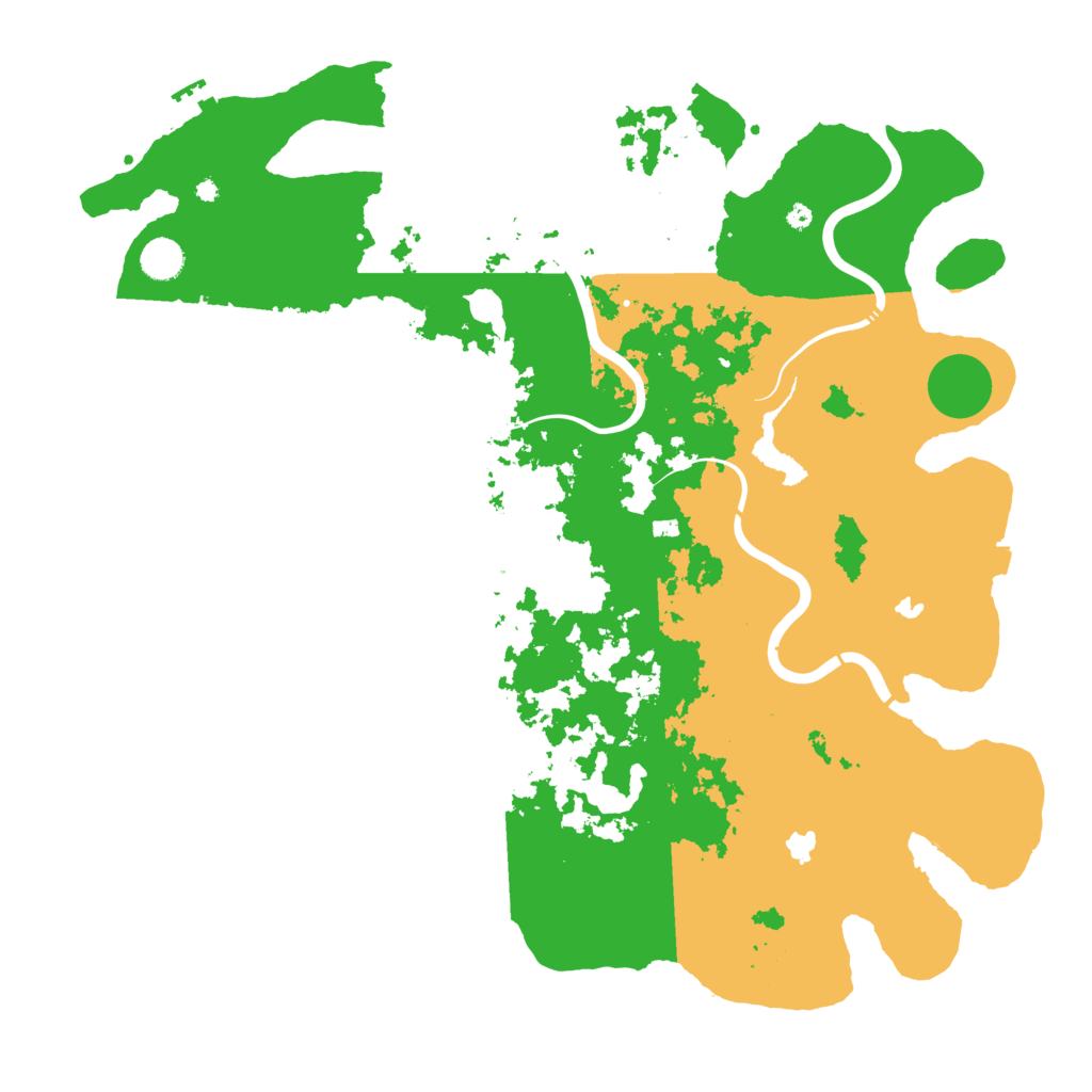 Biome Rust Map: Procedural Map, Size: 4500, Seed: 621147246