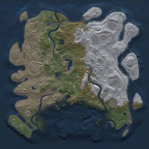 Thumbnail Rust Map: Procedural Map, Size: 4250, Seed: 1115942849, 17 Monuments