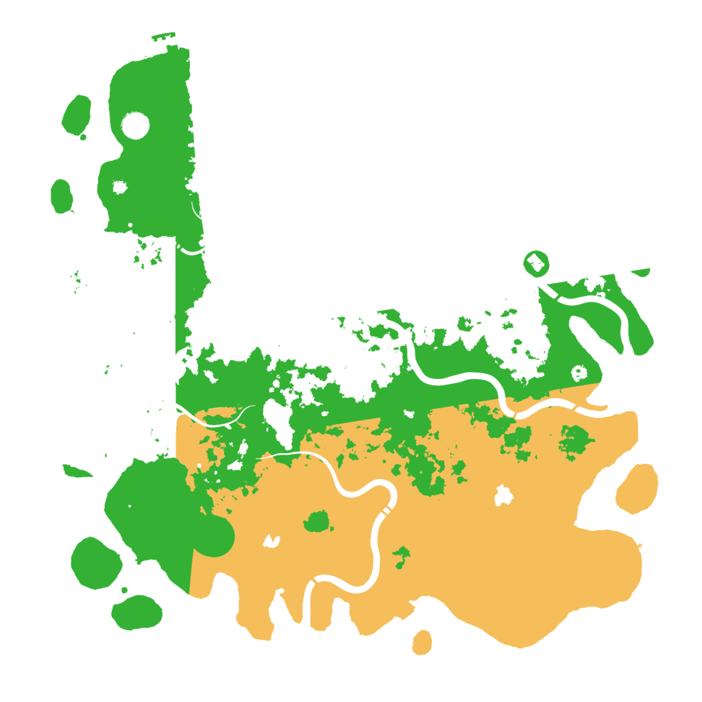 Biome Rust Map: Procedural Map, Size: 4500, Seed: 595866669