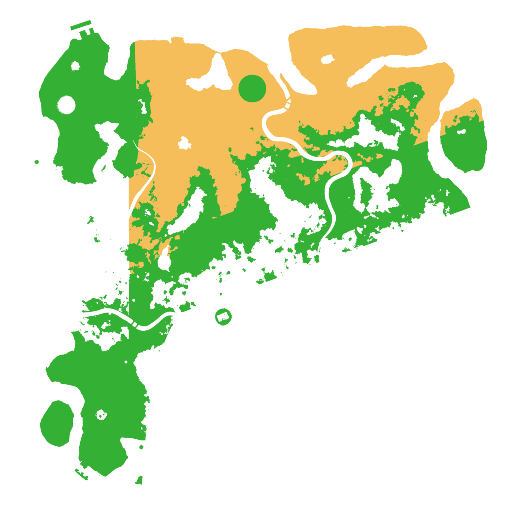 Biome Rust Map: Procedural Map, Size: 5000, Seed: 578234