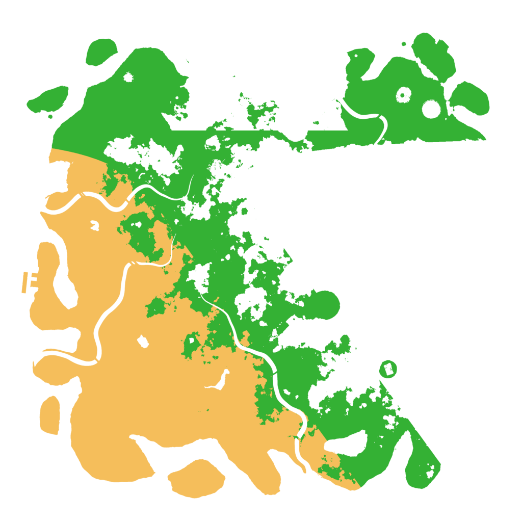 Biome Rust Map: Procedural Map, Size: 5000, Seed: 1489516132