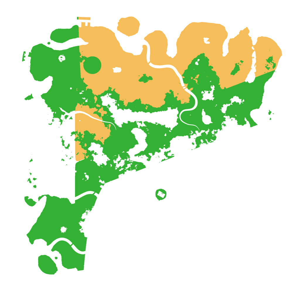 Biome Rust Map: Procedural Map, Size: 4500, Seed: 1374534366