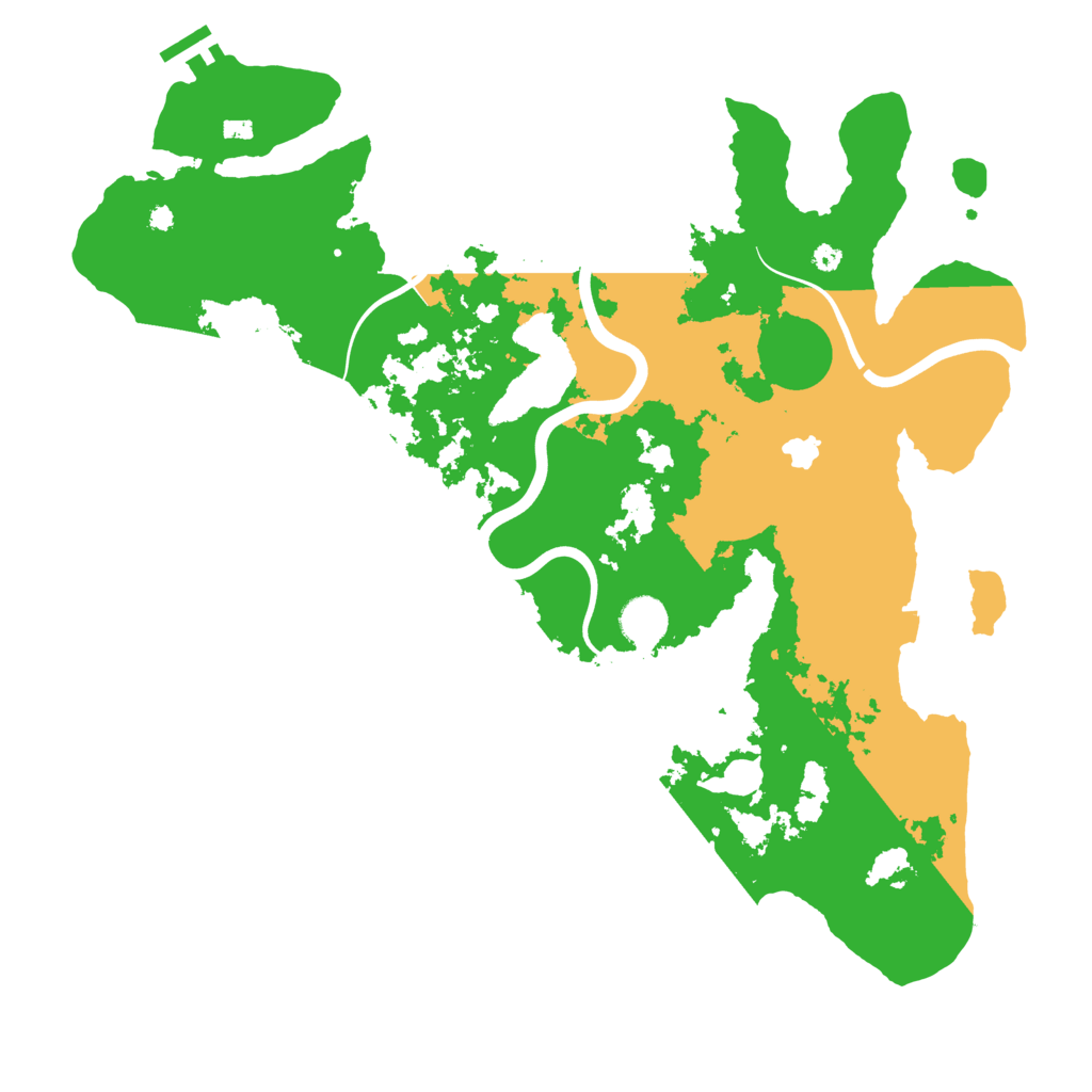 Biome Rust Map: Procedural Map, Size: 4000, Seed: 1930813691