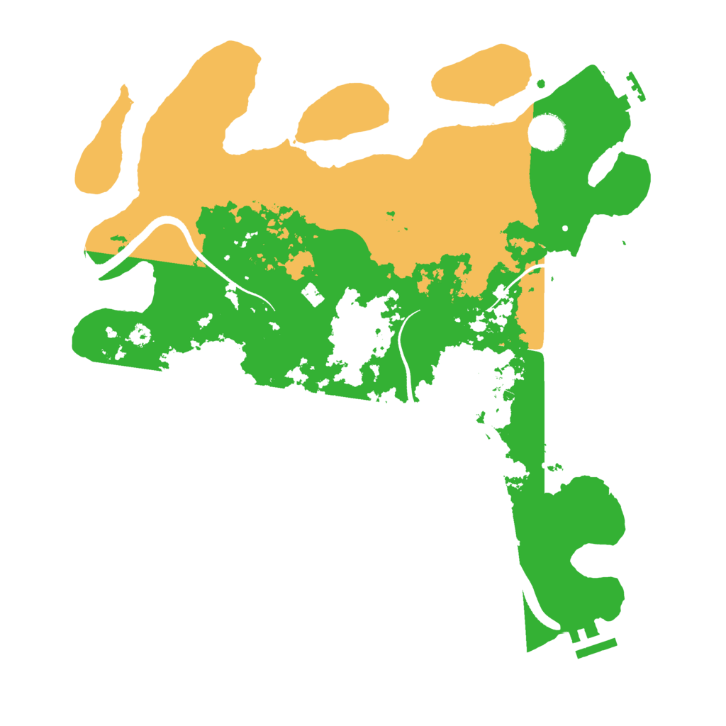 Biome Rust Map: Procedural Map, Size: 3500, Seed: 715896548