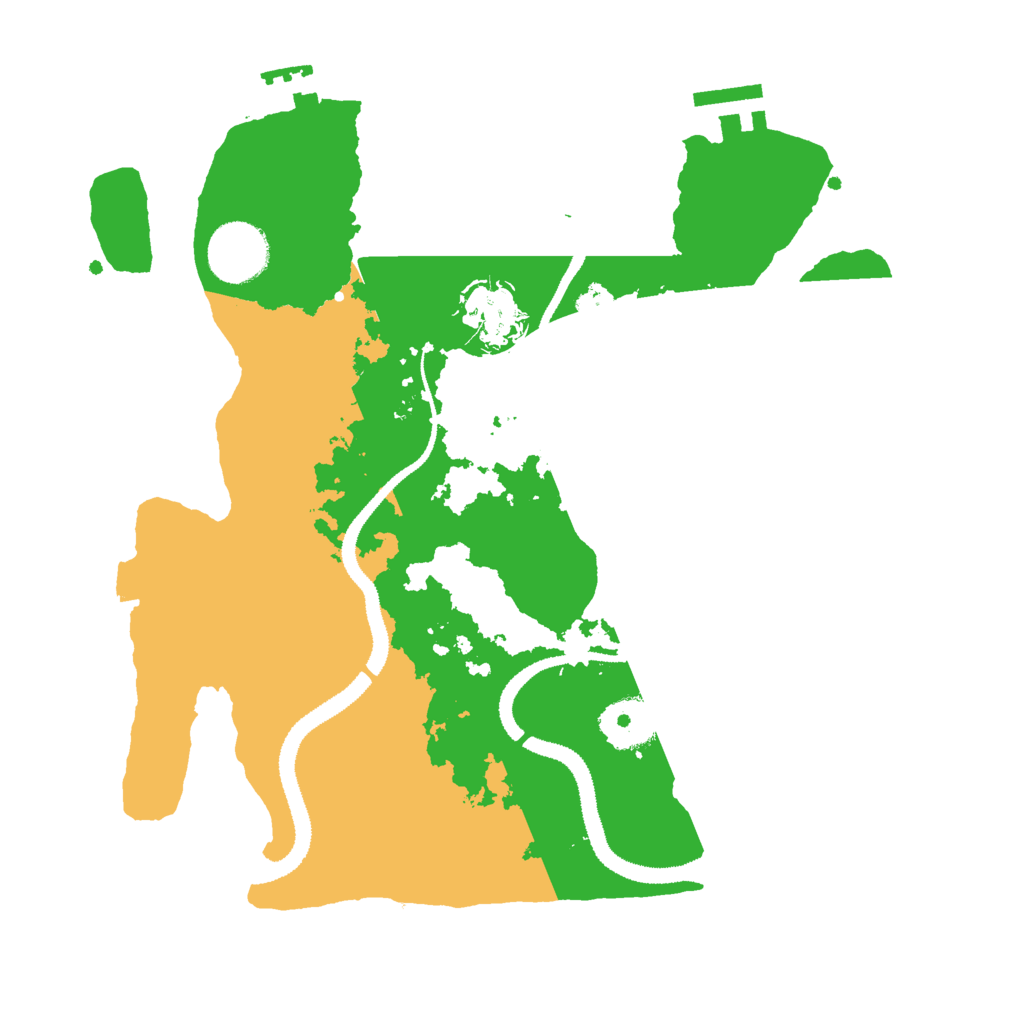 Biome Rust Map: Procedural Map, Size: 3000, Seed: 1963662445