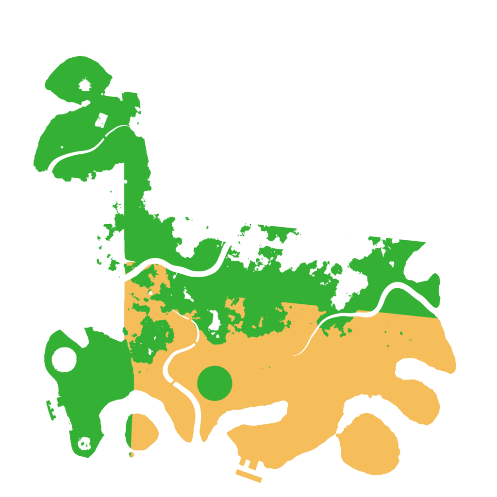 Biome Rust Map: Procedural Map, Size: 3750, Seed: 108808504