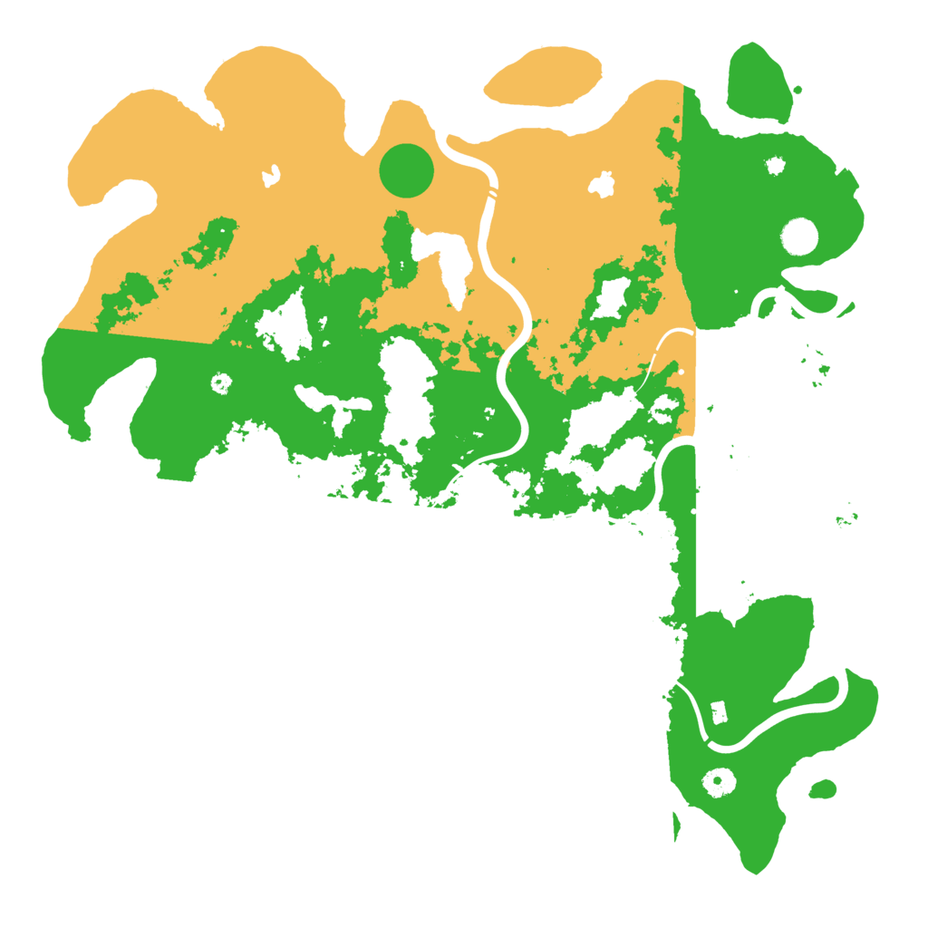 Biome Rust Map: Procedural Map, Size: 4500, Seed: 360124164