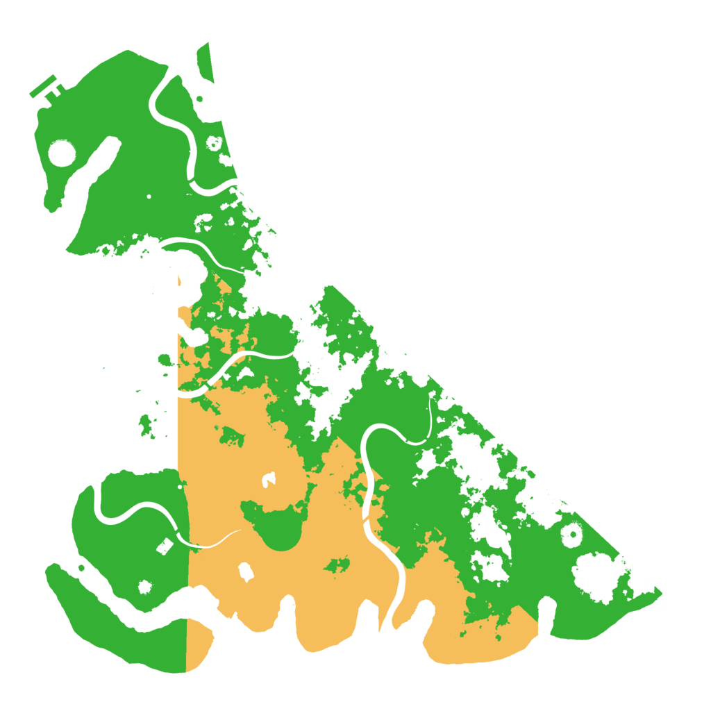 Biome Rust Map: Procedural Map, Size: 4626, Seed: 48813799