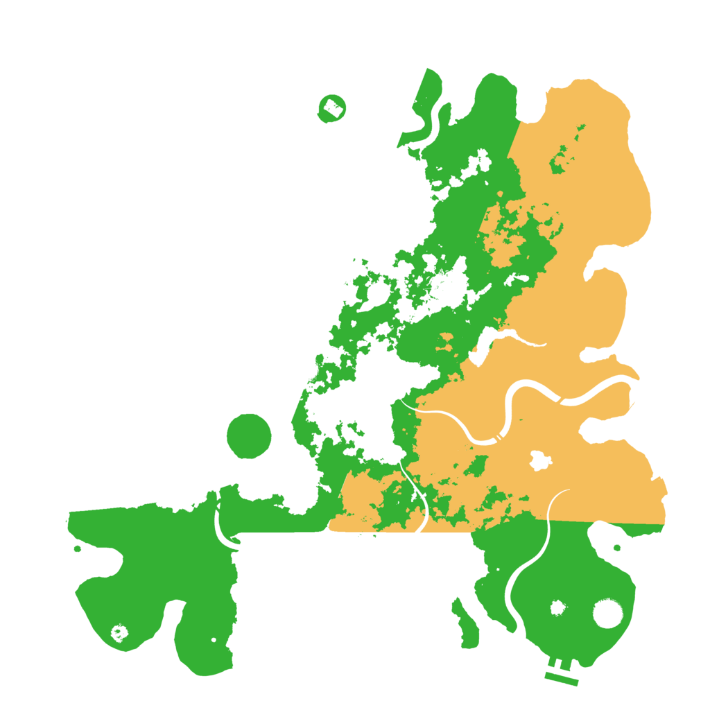 Biome Rust Map: Procedural Map, Size: 4250, Seed: 733336369