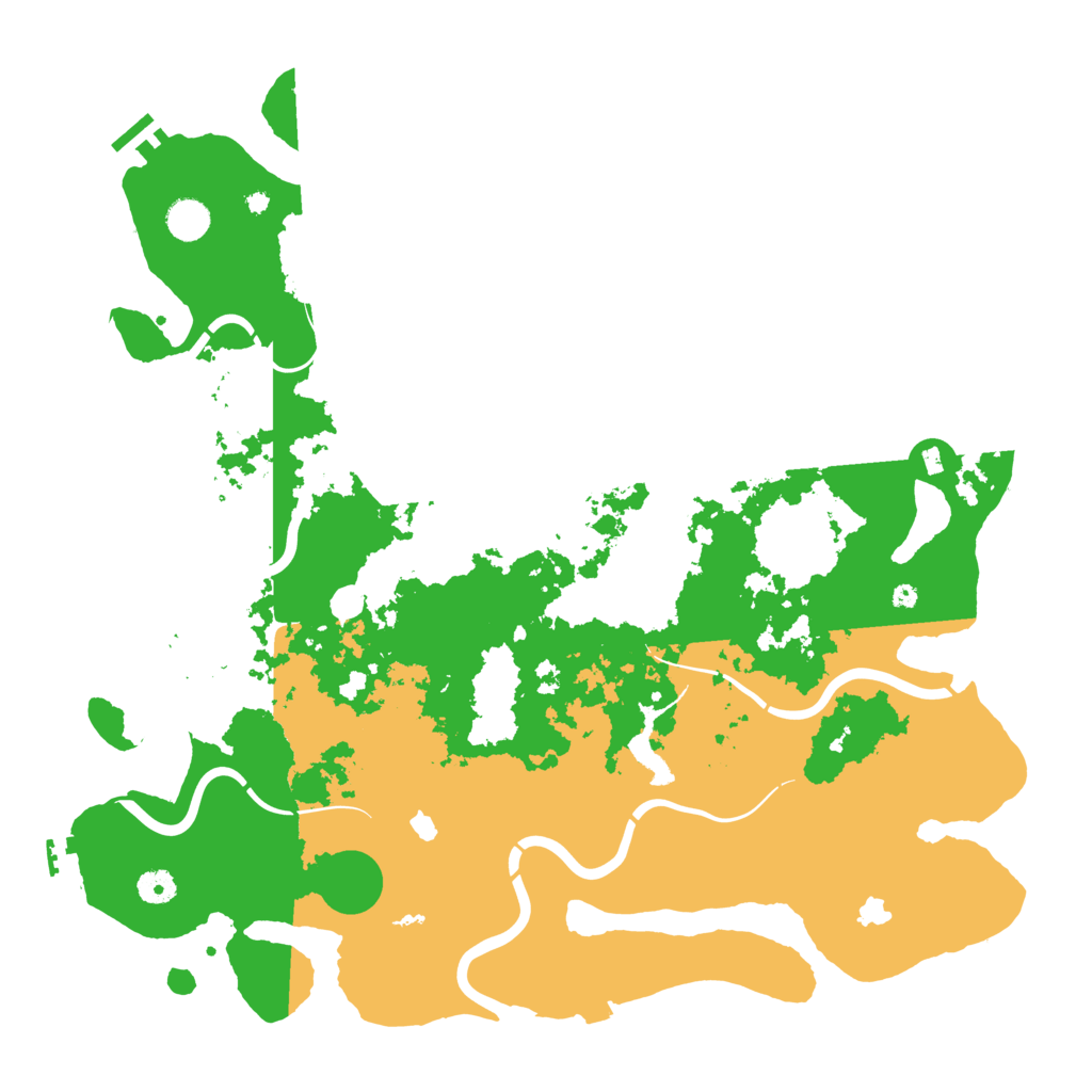 Biome Rust Map: Procedural Map, Size: 4500, Seed: 654372711