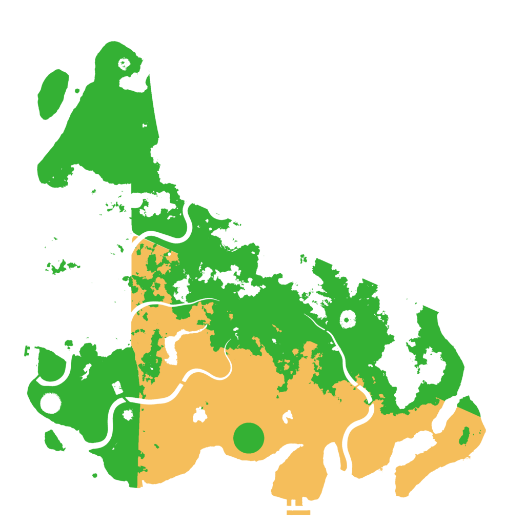 Biome Rust Map: Procedural Map, Size: 4500, Seed: 633186288