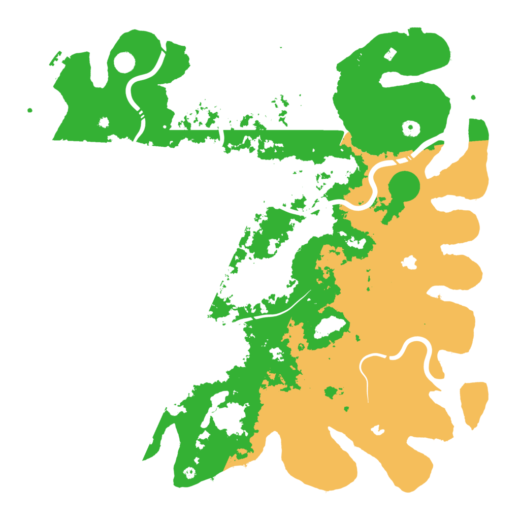 Biome Rust Map: Procedural Map, Size: 4500, Seed: 6364332