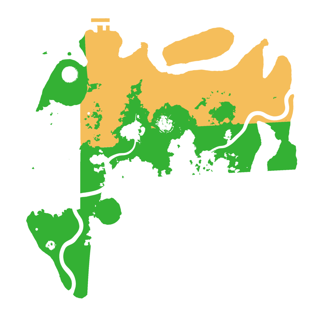 Biome Rust Map: Procedural Map, Size: 3500, Seed: 1246402257