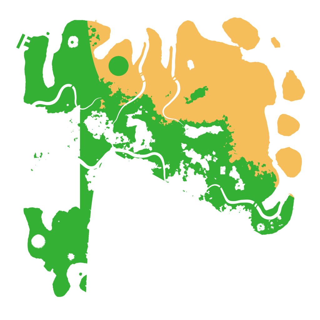 Biome Rust Map: Procedural Map, Size: 4250, Seed: 509107213