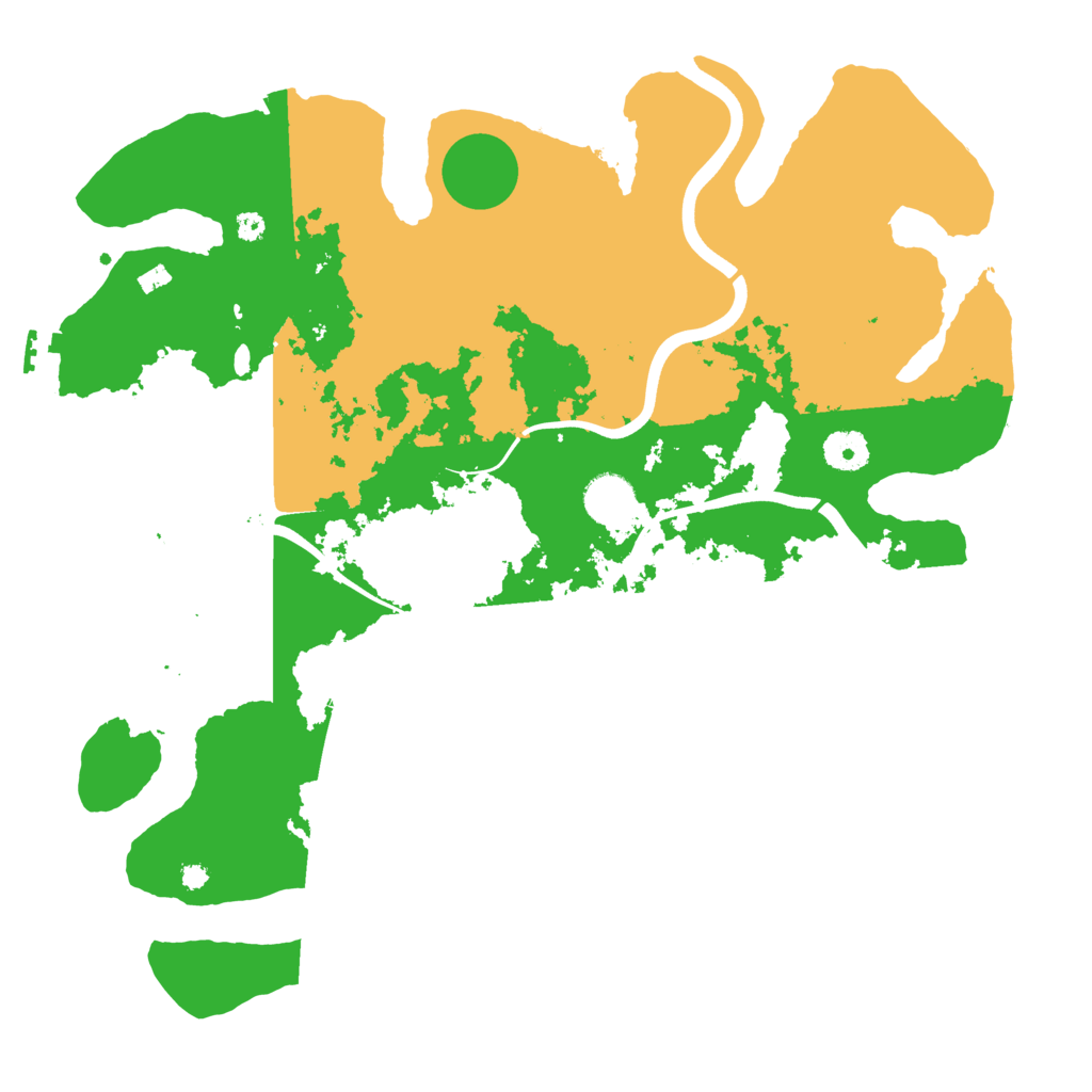 Biome Rust Map: Procedural Map, Size: 3800, Seed: 1202324608