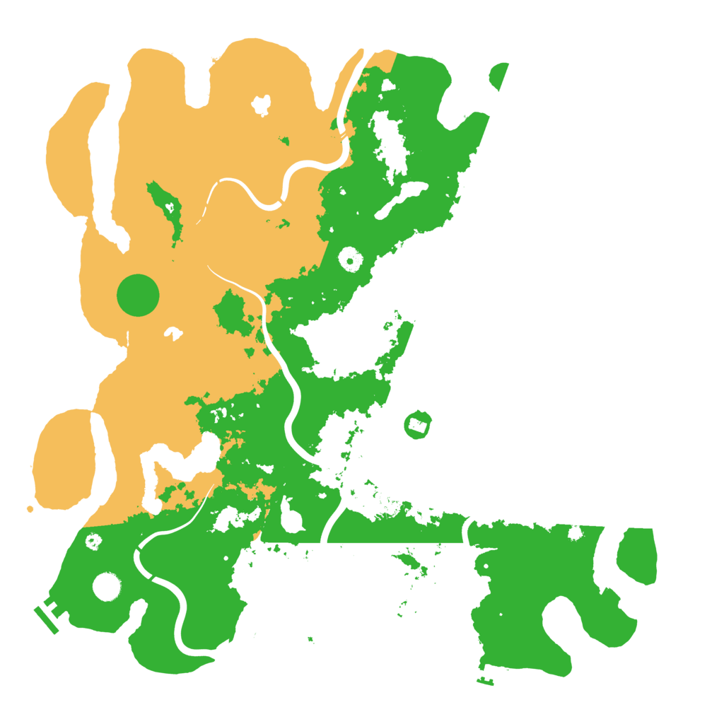 Biome Rust Map: Procedural Map, Size: 4500, Seed: 107616382