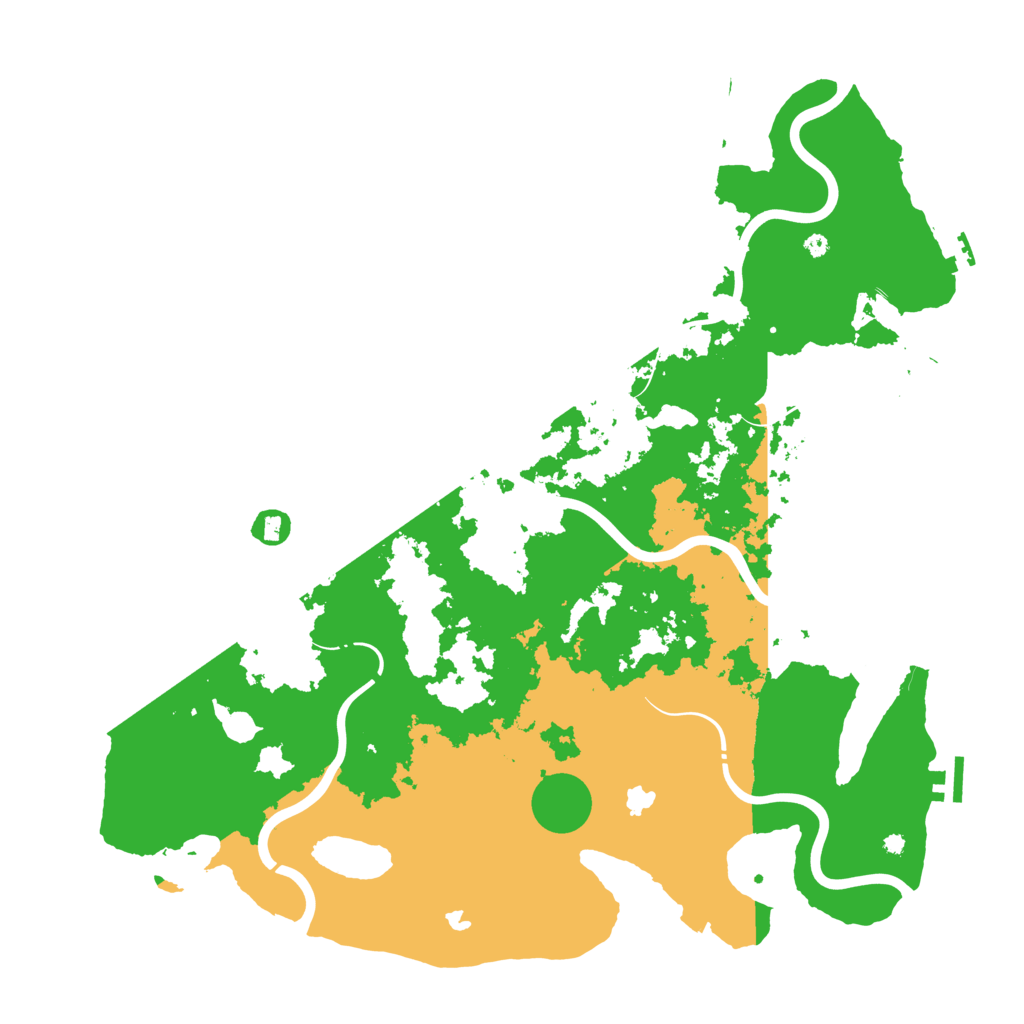 Biome Rust Map: Procedural Map, Size: 4500, Seed: 99677955