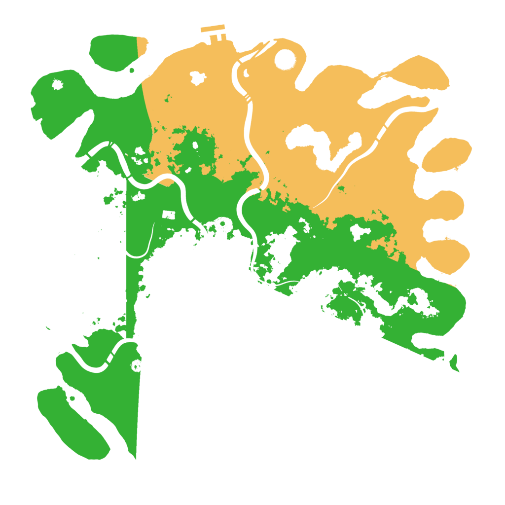 Biome Rust Map: Procedural Map, Size: 4250, Seed: 71631920