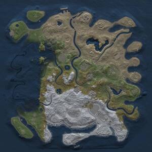 Thumbnail Rust Map: Procedural Map, Size: 4250, Seed: 71631920, 15 Monuments