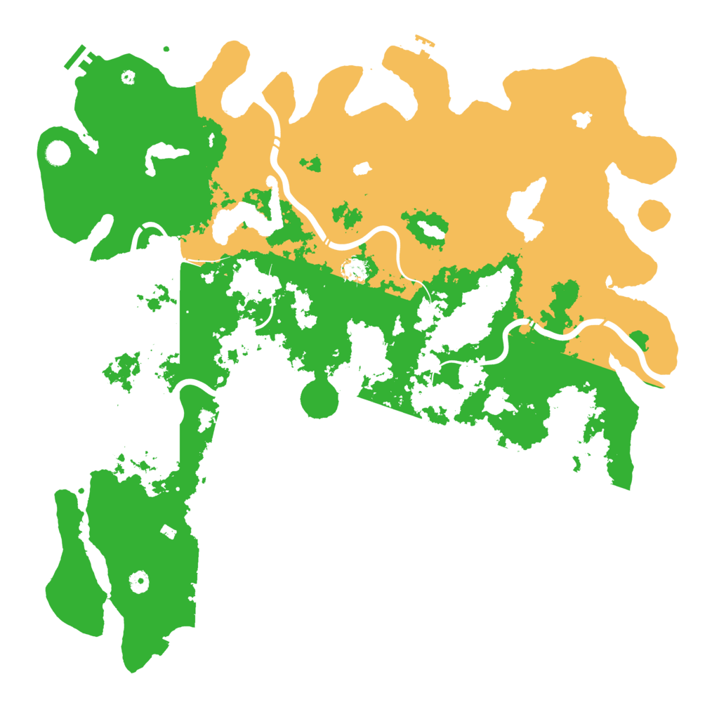 Biome Rust Map: Procedural Map, Size: 5050, Seed: 47211