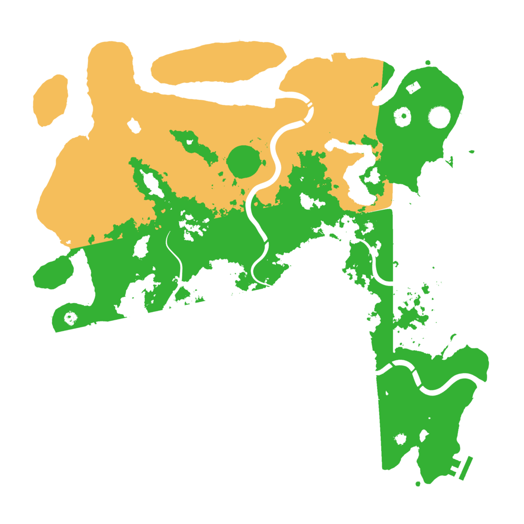 Biome Rust Map: Procedural Map, Size: 4250, Seed: 1897938650