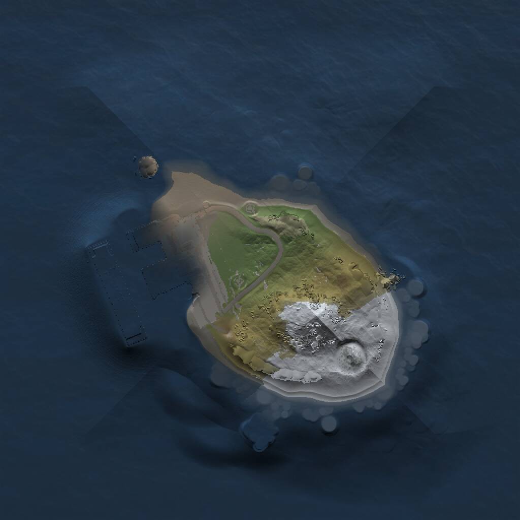 Rust Map: Procedural Map, Size: 1000, Seed: 658427842, 2 Monuments