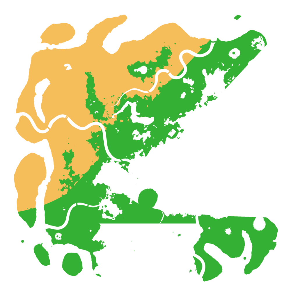 Biome Rust Map: Procedural Map, Size: 4250, Seed: 249784344