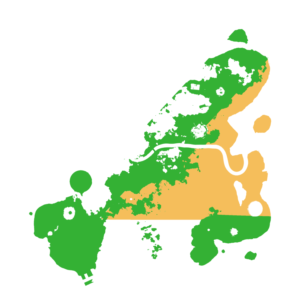 Biome Rust Map: Procedural Map, Size: 3500, Seed: 473510540