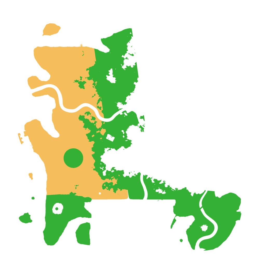 Biome Rust Map: Procedural Map, Size: 3600, Seed: 969225508