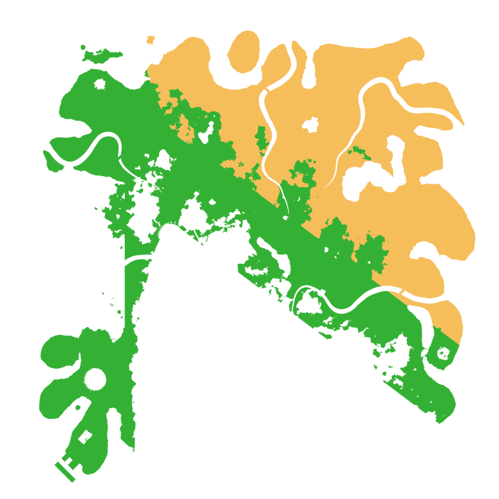 Biome Rust Map: Procedural Map, Size: 4025, Seed: 8675309