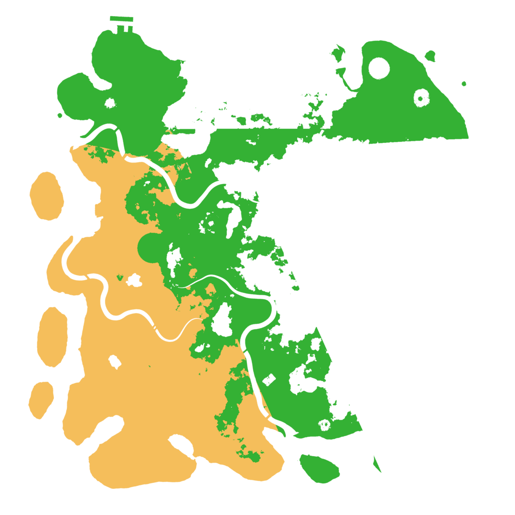 Biome Rust Map: Procedural Map, Size: 4500, Seed: 1259139840