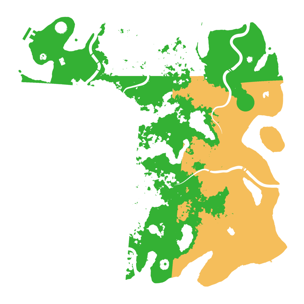 Biome Rust Map: Procedural Map, Size: 4500, Seed: 707471969