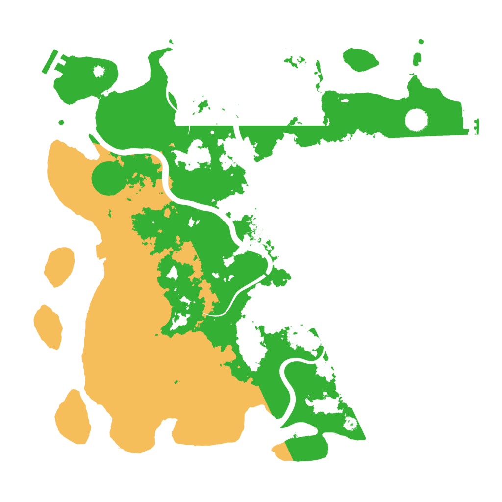 Biome Rust Map: Procedural Map, Size: 3900, Seed: 1991955429