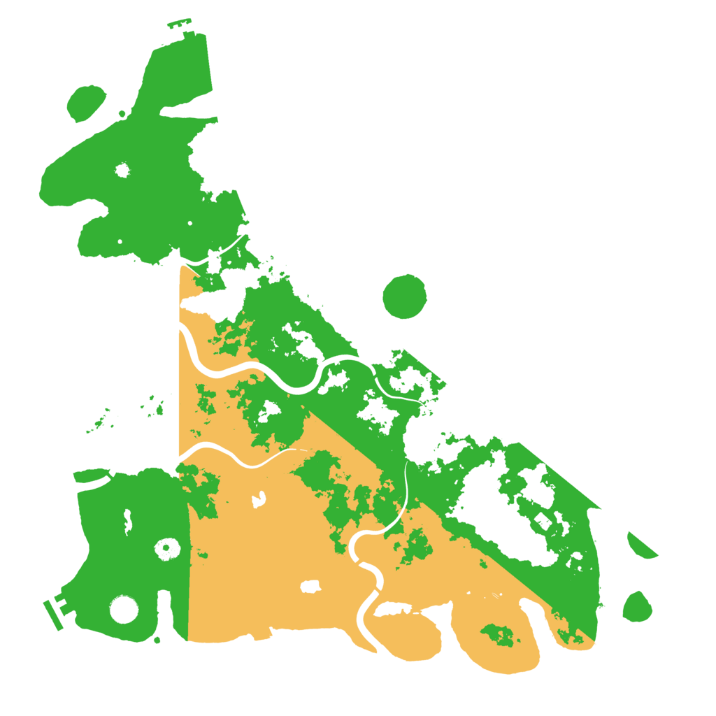 Biome Rust Map: Procedural Map, Size: 4500, Seed: 1195932289
