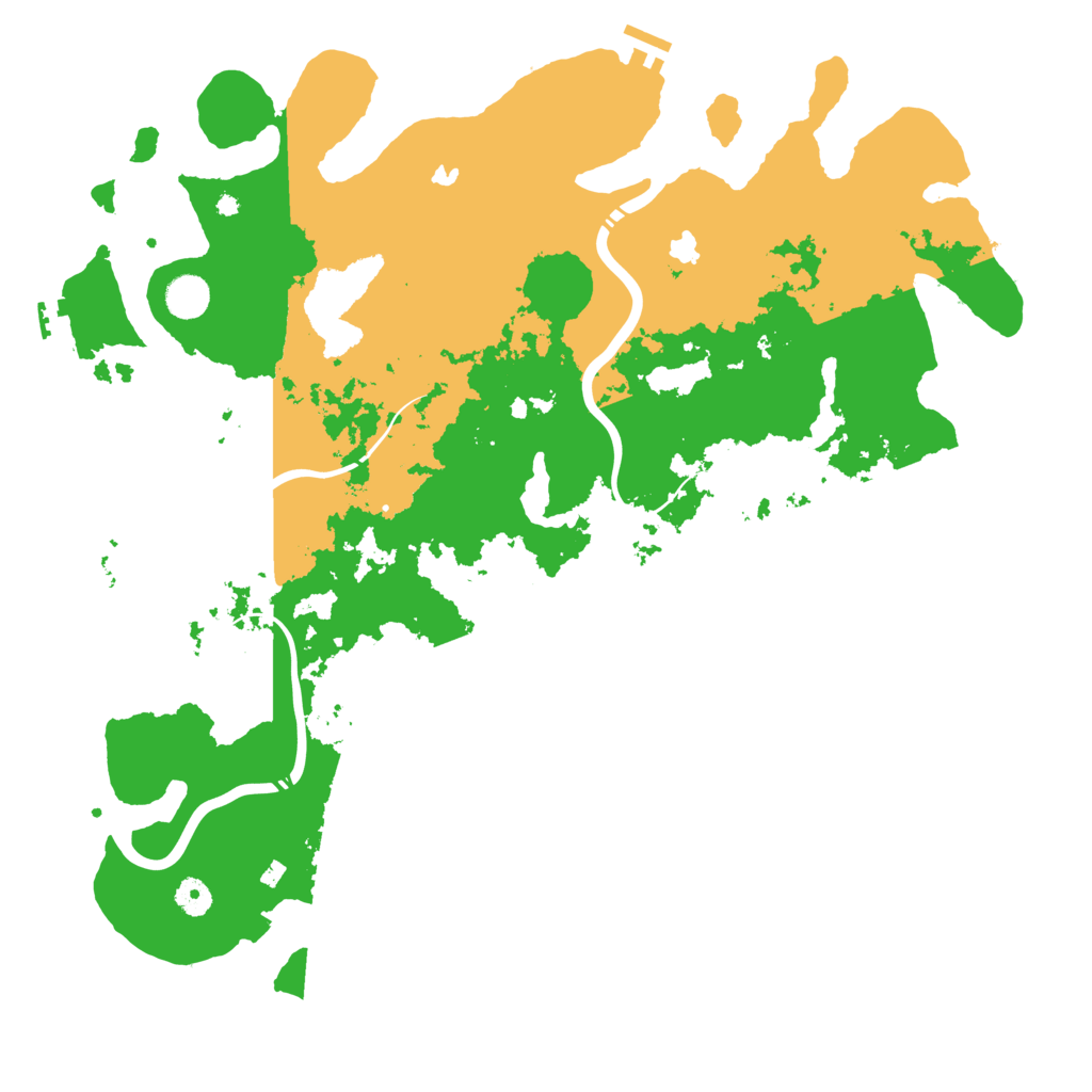 Biome Rust Map: Procedural Map, Size: 4500, Seed: 1940578397