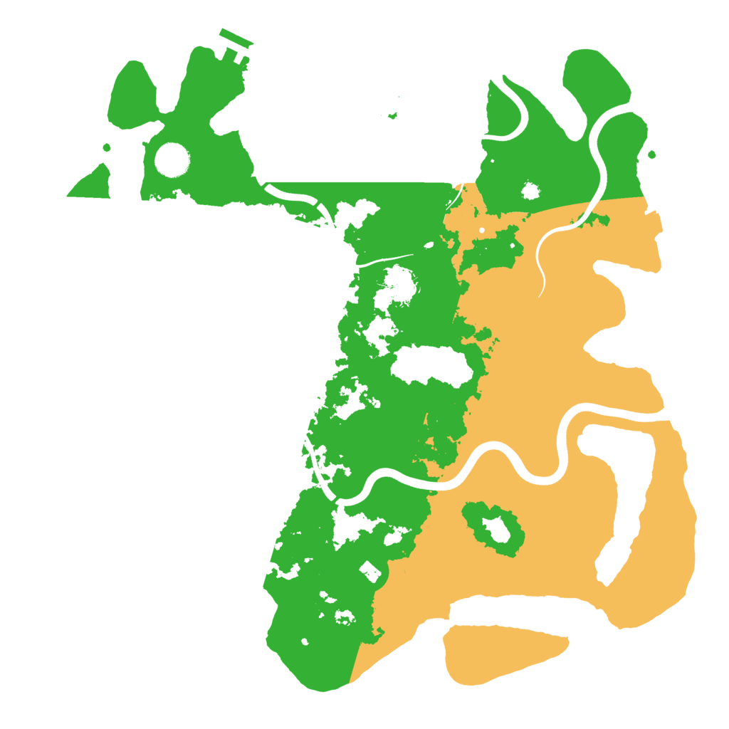 Biome Rust Map: Procedural Map, Size: 3750, Seed: 808605