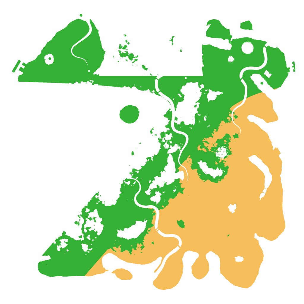 Biome Rust Map: Procedural Map, Size: 4500, Seed: 492081864