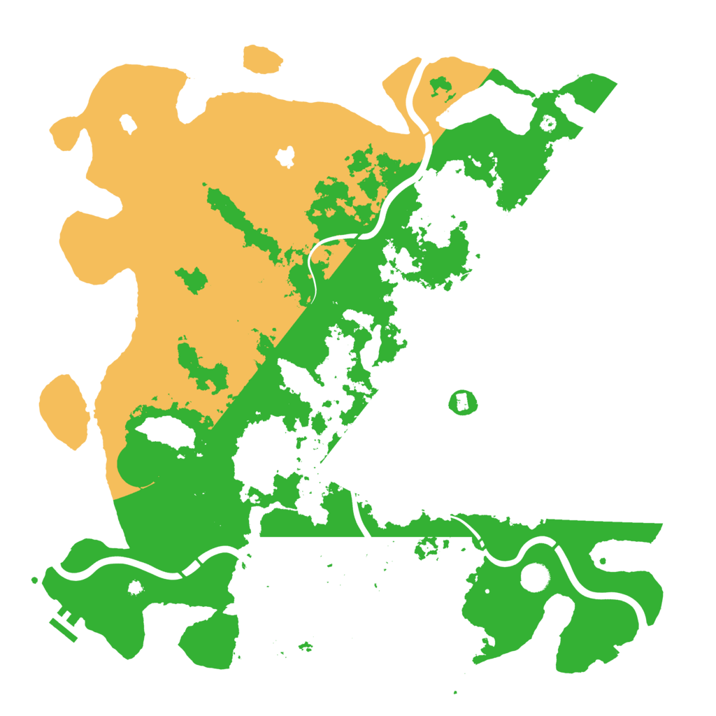 Biome Rust Map: Procedural Map, Size: 4500, Seed: 692816212