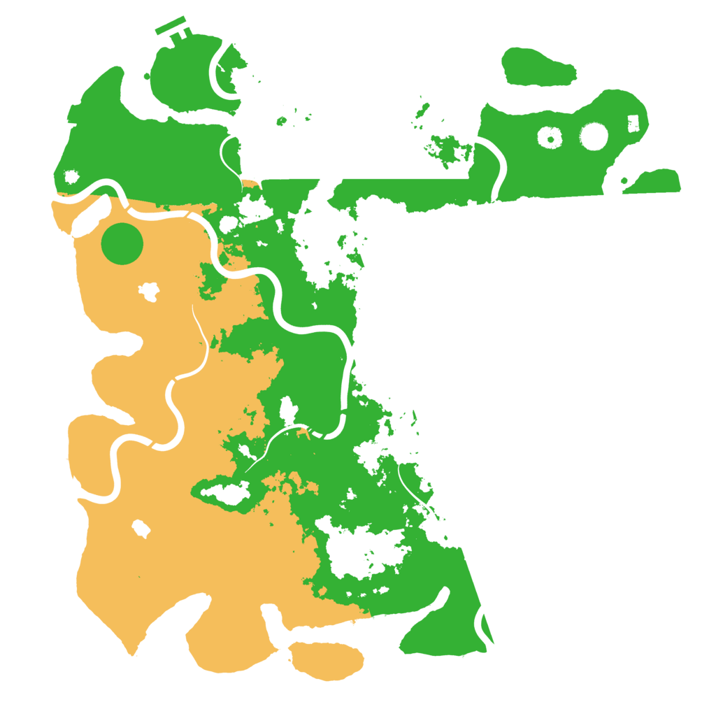 Biome Rust Map: Procedural Map, Size: 4500, Seed: 1311466650