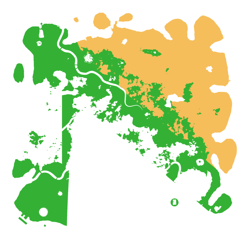 Biome Rust Map: Procedural Map, Size: 5000, Seed: 1546124486