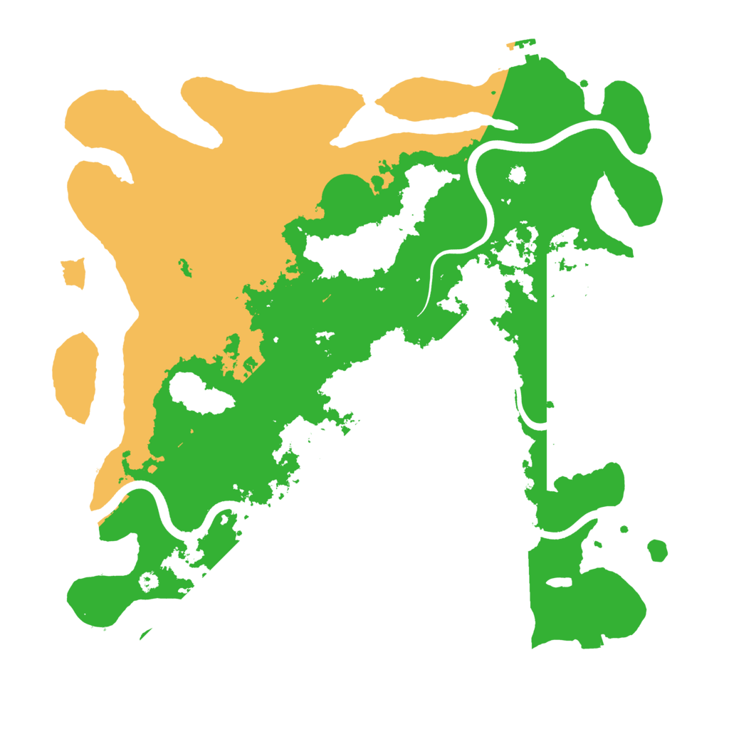 Biome Rust Map: Procedural Map, Size: 3800, Seed: 134905213