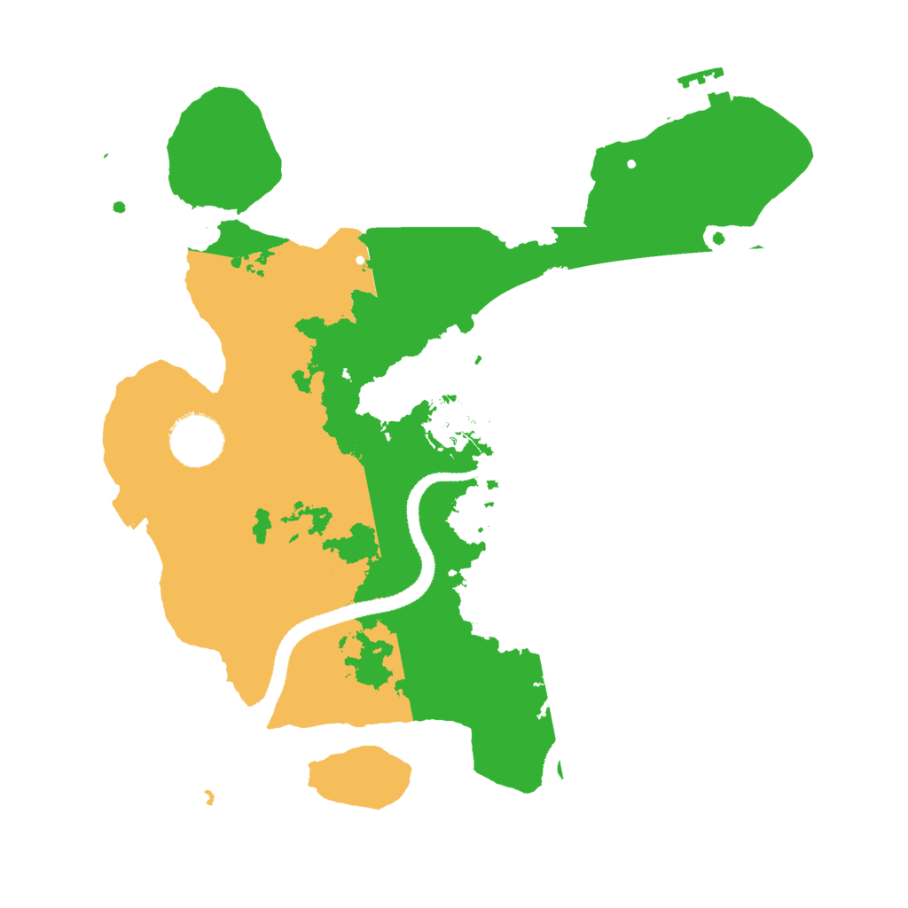 Biome Rust Map: Procedural Map, Size: 3000, Seed: 1125261327
